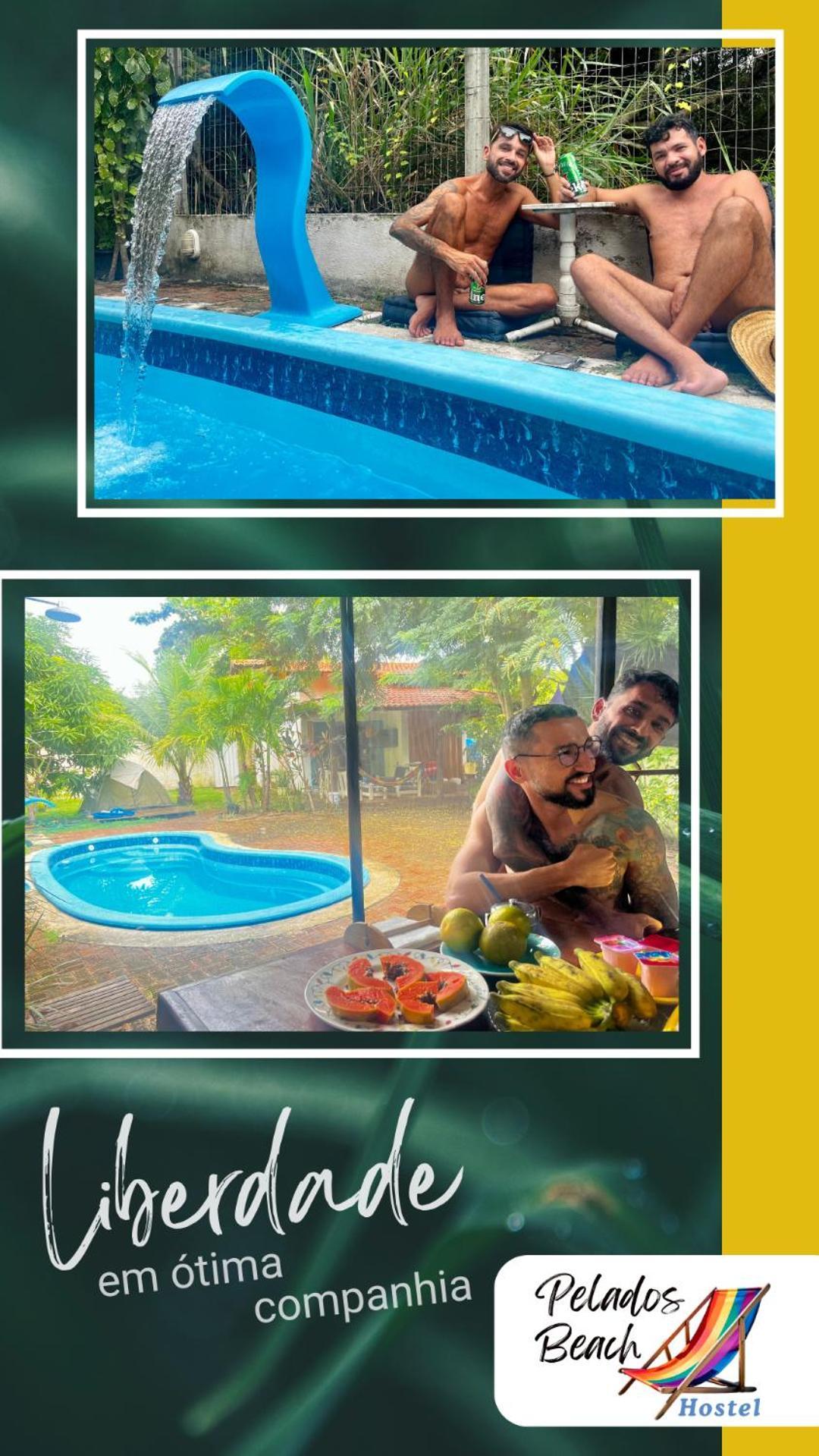 Praia de Pipa Pelados Beach Hostel מראה חיצוני תמונה